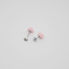 Small Rose Flower on 925 solid Sterling Silver studs
