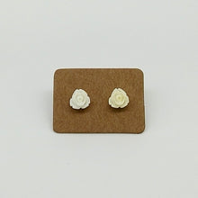 Extra Small Rose Flower on 925 solid Sterling Silver studs